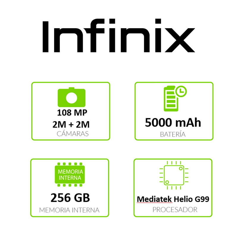 Infinix Note 30 Pro Negro de 256 GB