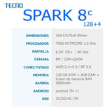 TECNO SPARK 8C 128GB RAM 4